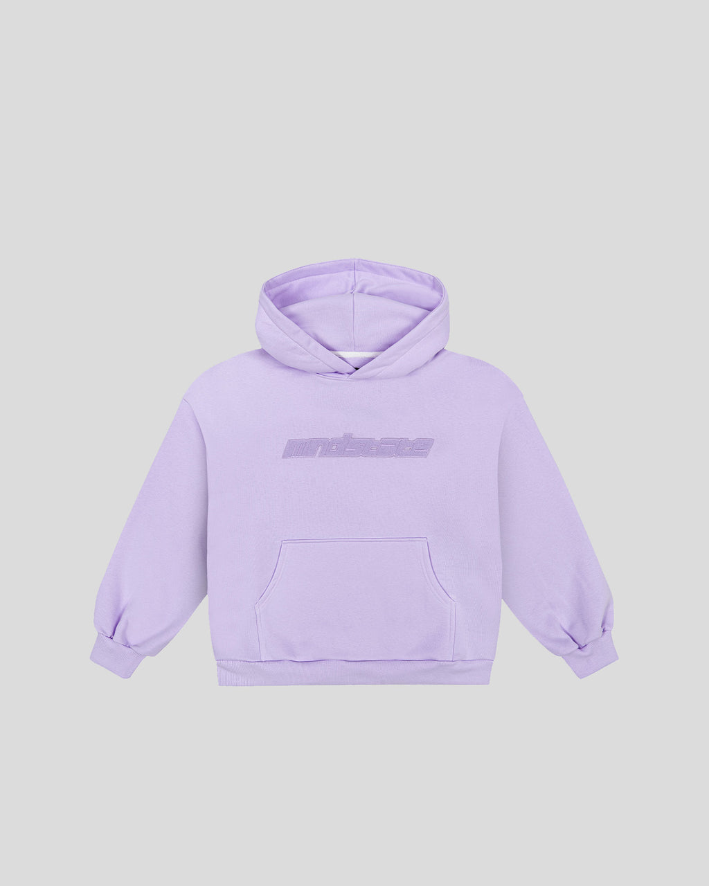 Lilac frotte hoodie