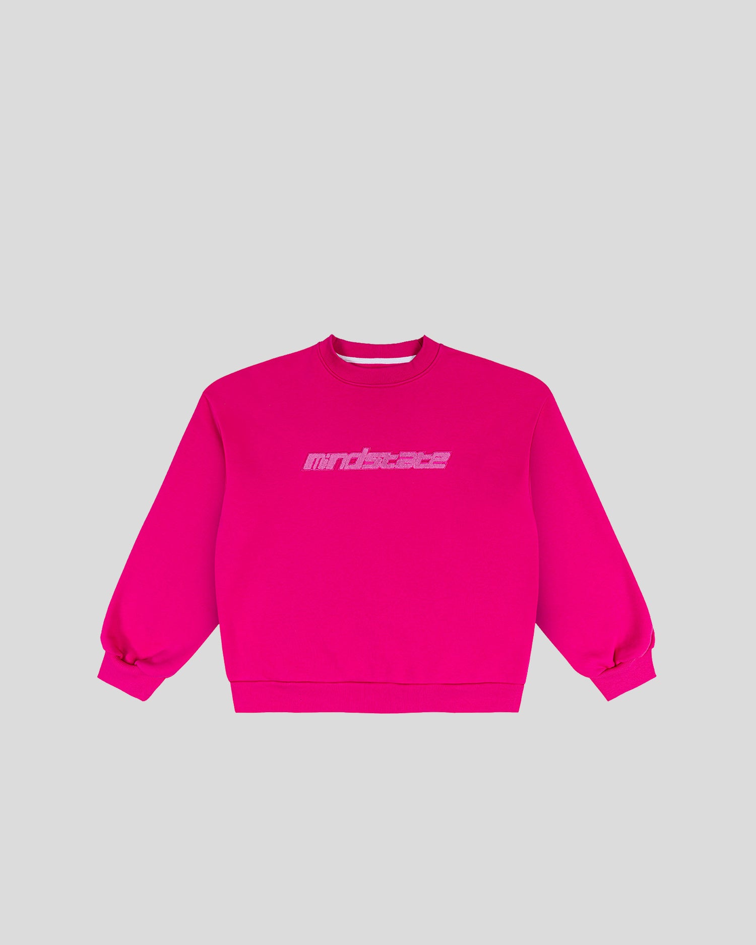Pink frotte crewneck
